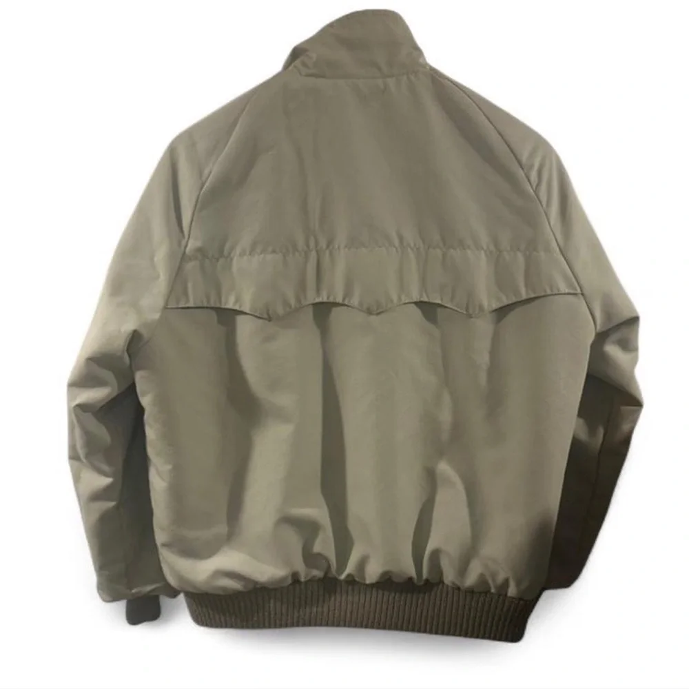 Vintage Tan Bomber Jacket Size Men’s Large